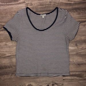 Striped Crop Top